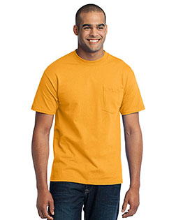 Port & Company PC55P Men 50/50 Cotton/Poly T-Shirt With Pocket at GotApparel
