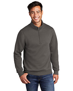 Port & Company PC78Q men ® Core Fleece 1/4-Zip Pullover Sweatshirt at GotApparel