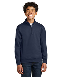 Port & Company ® Youth Core Fleece 1/4-Zip Pullover Sweatshirt PC78YQ at GotApparel