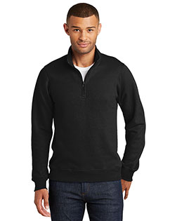 Port & Company PC850Q Men 8.5 oz 1/4-Zip Pullover Sweatshirt at GotApparel