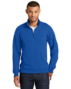 Port & Company PC850Q Men 8.5 oz 1/4-Zip Pullover Sweatshirt at GotApparel