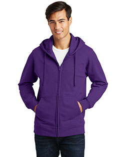 Port & Company PC850ZH Men   Fan Favorite Fleece Full-Zip Hooded Sweatshirt at GotApparel