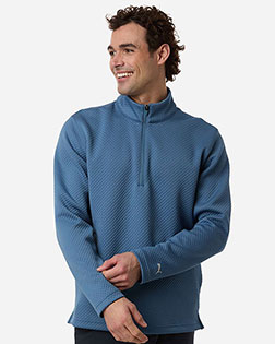 Puma Golf 638595 Men's Pebble Quarter-Zip Pullover at GotApparel