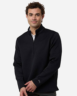 Puma Golf 638595 Men's Pebble Quarter-Zip Pullover at GotApparel