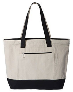 Q-Tees Q1300 19L Zippered Tote at GotApparel