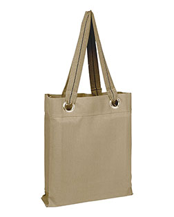 Q-Tees Q1630 Large Grommet Tote at GotApparel