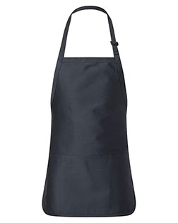 Q-Tees Q4250  Full-Length Apron with Pouch Pocket at GotApparel