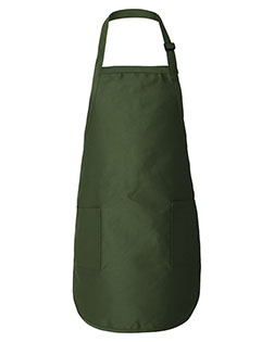 Q-Tees Q4350  Full-Length Apron with Pockets at GotApparel