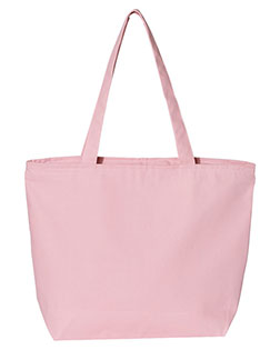 Q-Tees Q611 25L Zippered Tote at GotApparel