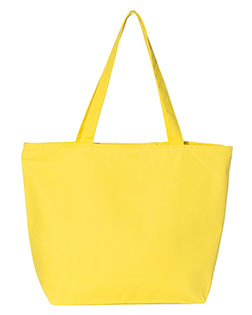 Q-Tees Q611 25L Zippered Tote at GotApparel