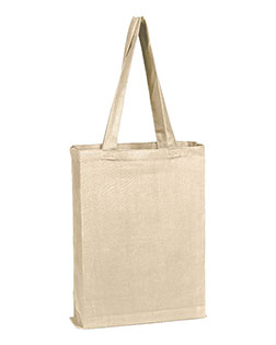 Q-Tees Q800GS Canvas Gusset Promotional Tote at GotApparel