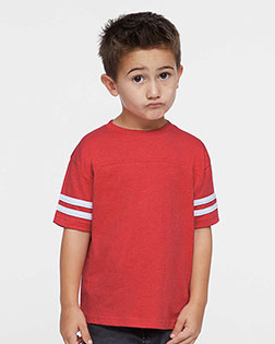 Rabbit Skins 3037 Toddlers Fine Jersey Football Tee at GotApparel