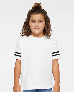 Rabbit Skins 3037 Toddlers Fine Jersey Football Tee at GotApparel