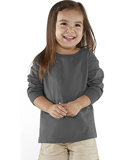 Rabbit Skins 3302 Toddlers Long-Sleeve T-Shirt at GotApparel