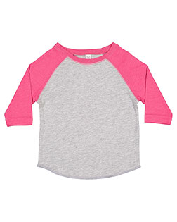 Rabbit Skins 3330 Toddlers Vintage Fine Jersey Baseball T-Shirt at GotApparel