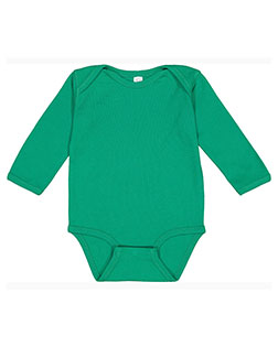 Rabbit Skins 4411 Toddler Long Sleeve Lap Shoulder Creeper at GotApparel