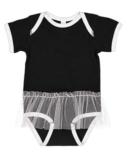 Rabbit Skins 4422 Toddler Infant Tutu Baby Rib Bodysuit at GotApparel