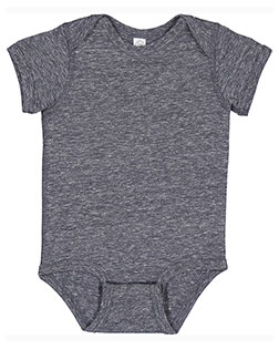 Rabbit Skins 4491 Toddler Harborside Melange Jersey Bodysuit at GotApparel