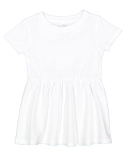 Rabbit Skins 5330RS Infant Fine Jersey Dress at GotApparel