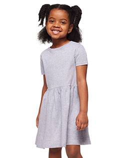 Rabbit Skins 5333  Toddler Fine Jersey Dress at GotApparel