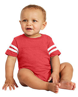 Rabbit Skins™ RS4437 Infant Football Fine Jersey Bodysuit at GotApparel