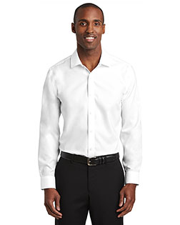 Red House RH620 Men 3.8 oz Slim Fit Pinpoint Oxford Non-Iron Shirt at GotApparel