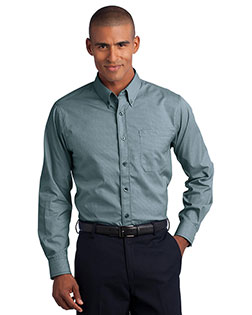 Red House RH66 Adult Mini Check Non-Iron Button-Down Shirt at GotApparel