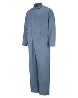 Red Kap CC16L Button-Front Cotton Coverall Long Sizes at GotApparel