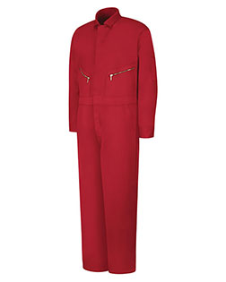Red Kap CC18L Zip-Front Cotton Coverall Long Sizes at GotApparel