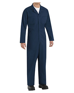 Red Kap CT10EXT  Twill Action Back Coverall Extended Sizes at GotApparel