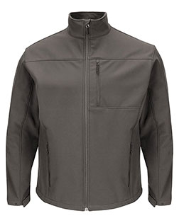 Red Kap JP68 Men Deluxe Soft Shell Jacket at GotApparel