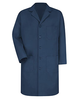 Red Kap KP14EXT Men Button Front Lab Coat Extended Sizes at GotApparel