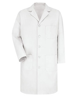 Red Kap KP14EXT Men Button Front Lab Coat Extended Sizes at GotApparel