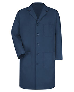 Red Kap KP14L Men Button Front Lab Coat - Long Sizes at GotApparel