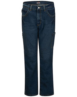 Red Kap PSJ6 Men's Stretch Denim Dungaree Jeans at GotApparel