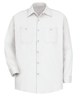 Red Kap SC30 Men Cotton Long Sleeve Uniform Shirt at GotApparel