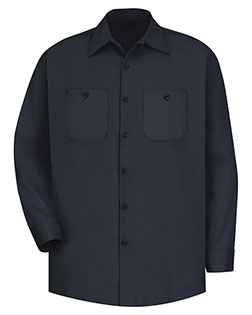 Red Kap SC30L Long Sleeve Uniform Shirt Long Size at GotApparel