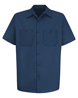 Red Kap SC40L  Short Sleeve Uniform Shirt Tall Sizes at GotApparel