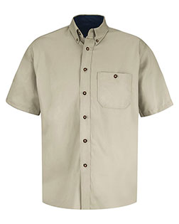 Red Kap SC64  Short Sleeve 100% Cotton Dress Shirt at GotApparel
