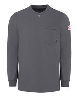 Red Kap SET2T Men's Tall Knit Long Sleeve T-Shirt at GotApparel