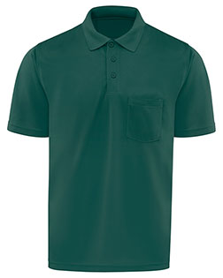 Red Kap SK98 Men Short Sleeve Performance Knit Pocket Polo at GotApparel