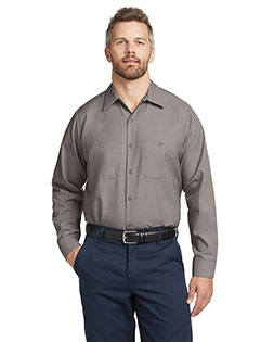 Red Kap SP14 Industrial Long Sleeve Work Shirt at GotApparel