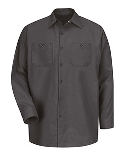 Red Kap SP14L Men Industrial Work Shirt Long Sizes at GotApparel