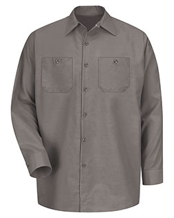 Red Kap SP14L Men Industrial Work Shirt Long Sizes at GotApparel