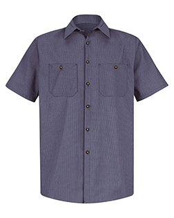 Red Kap SP20 Men Premium Short Sleeve Work Shirt at GotApparel
