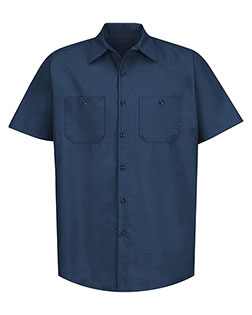 Red Kap SP24L Short Sleeve Work Shirt Long Size at GotApparel