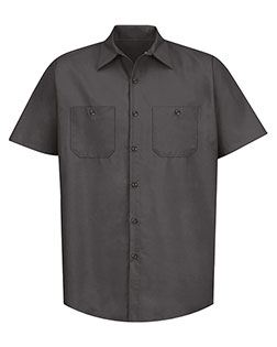 Red Kap SP24 Industrial Short Sleeve Work Shirt at GotApparel