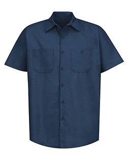Red Kap SP24 Industrial Short Sleeve Work Shirt at GotApparel