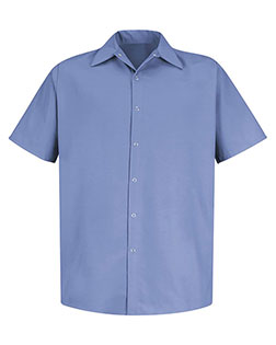 Red Kap SP26  Specialized Short Sleeve Pocketless Work Shirt at GotApparel