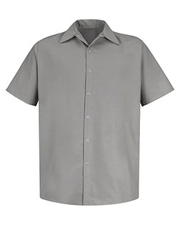 Red Kap SP26 Specialized Short Sleeve Pocketless Work Shirt at GotApparel